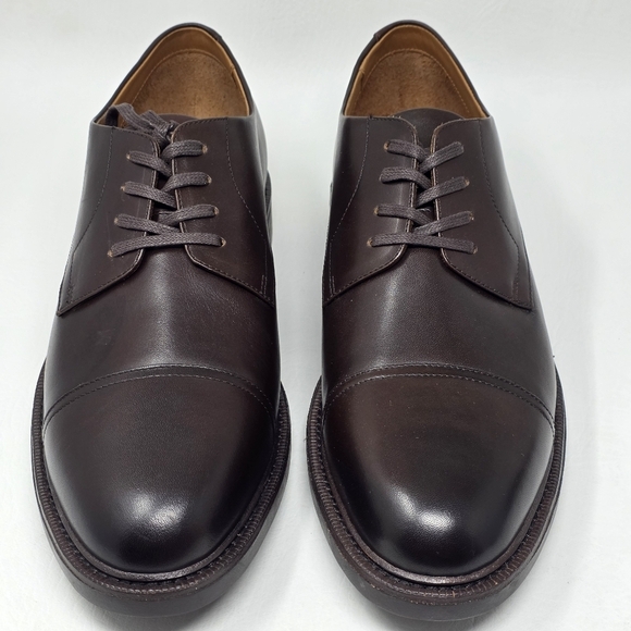 Polo Ralph Lauren Calf Leather Asher Captoe Brown Dress Shoe Men\'s Size 11 New main image 10
